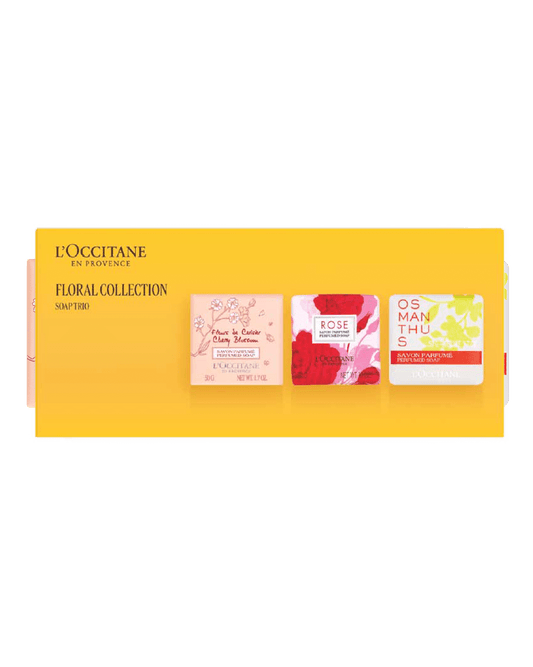 TRÍO DE JABONES FLORALES