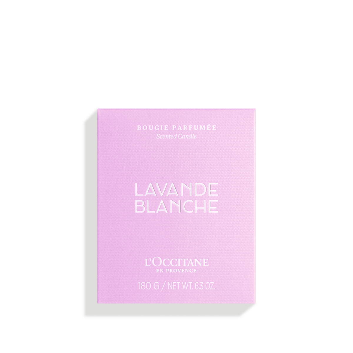 WHITE LAVENDER CANDLE 180g