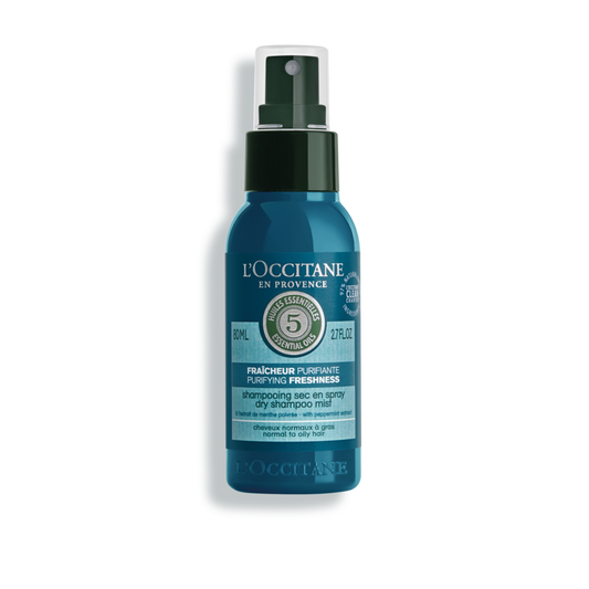 SHAMPOO EN SECO EN SPRAY FRESCURA AROMACOLOGÍA