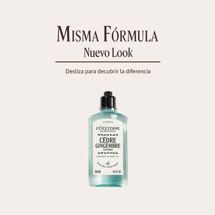 CÈDRE GINGEMBRE PERFUMED SHOWER GEL (CAP CEDRAT)_after