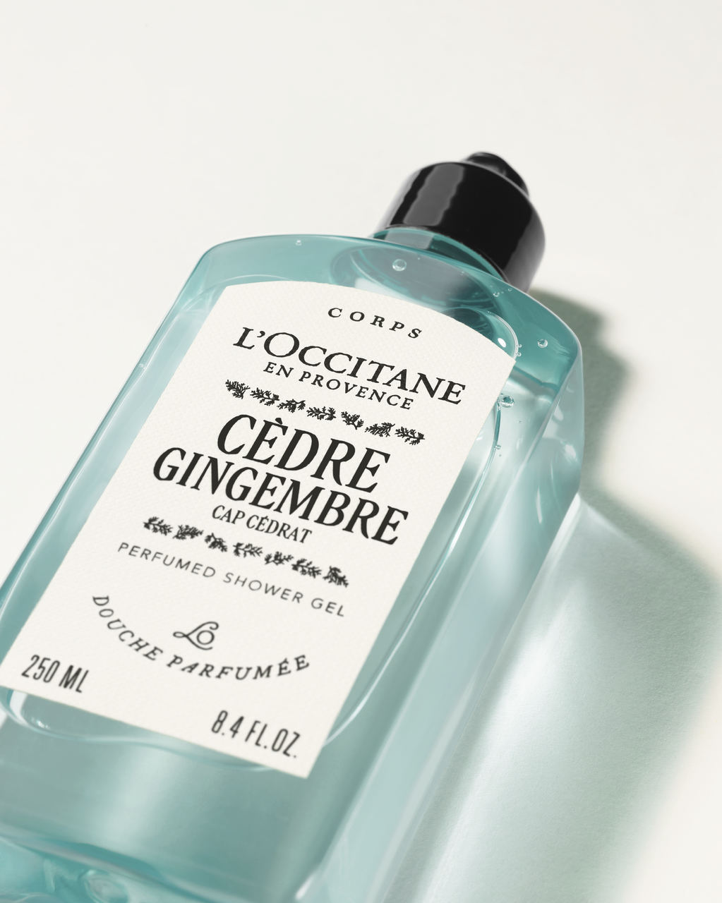 Cèdre Gingembre perfumed shower gel - Illustration 2