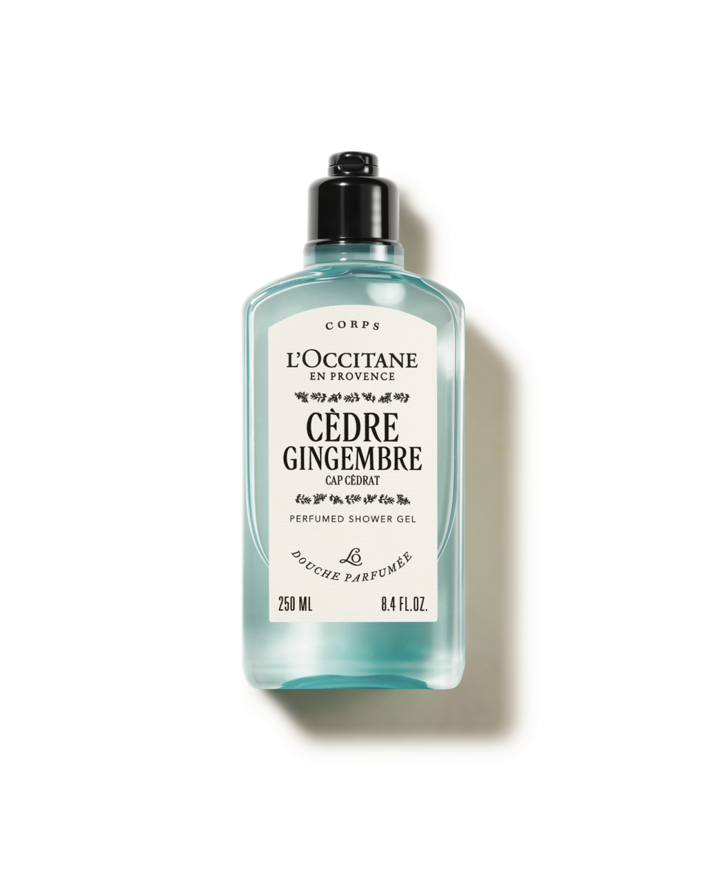 Cèdre Gingembre perfumed shower gel - Illustration 1