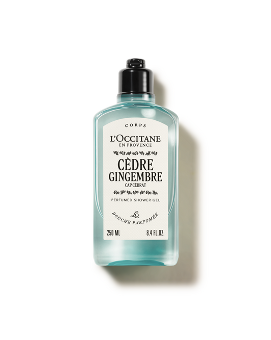 Cèdre Gingembre perfumed shower gel