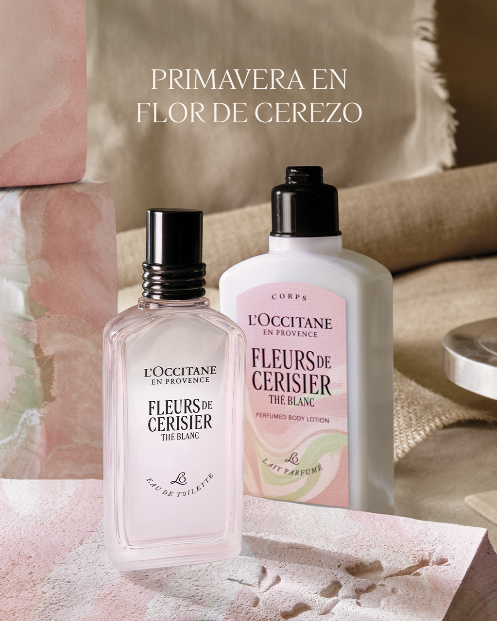 FLEURS DE CERISIER THÉ BLANC PERFUMED BODY LOTION
