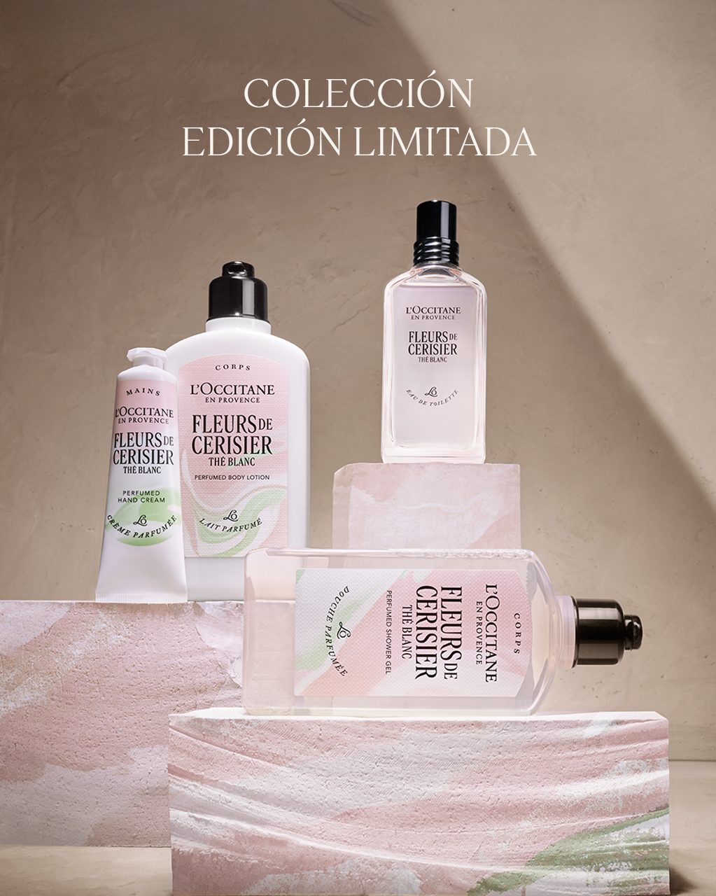 FLEURS DE CERISIER THÉ BLANC PERFUMED SHOWER GEL