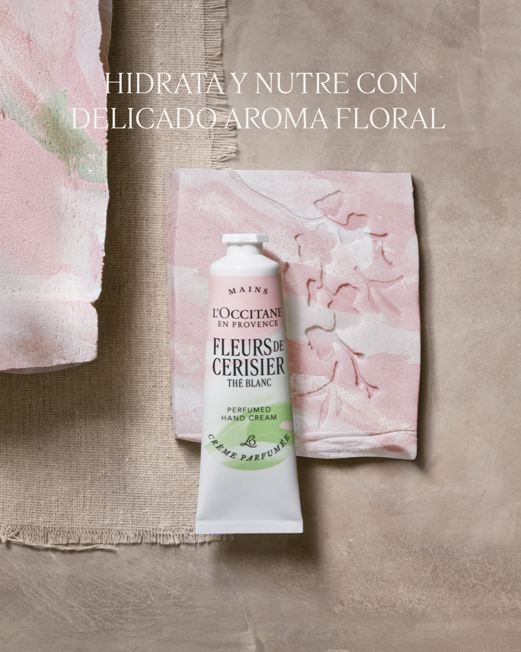 FLEURS DE CERISIER THÉ BLANC PERFUMED HAND CREAM