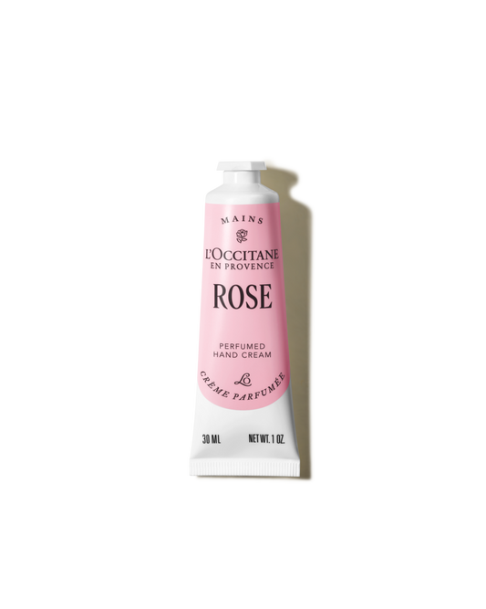 Rose perfumed hand cream