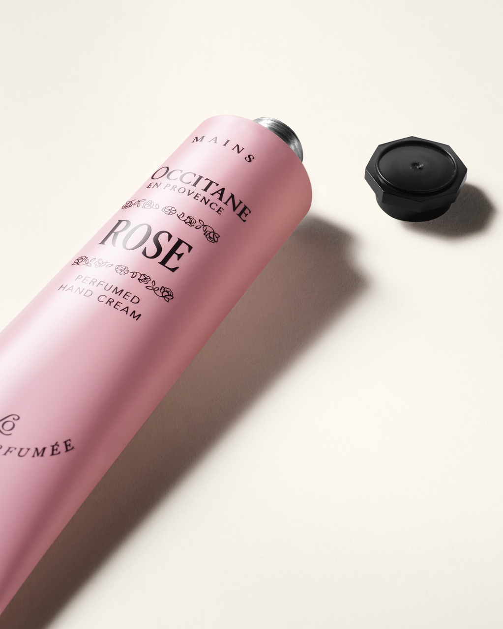 Rose perfumed hand cream