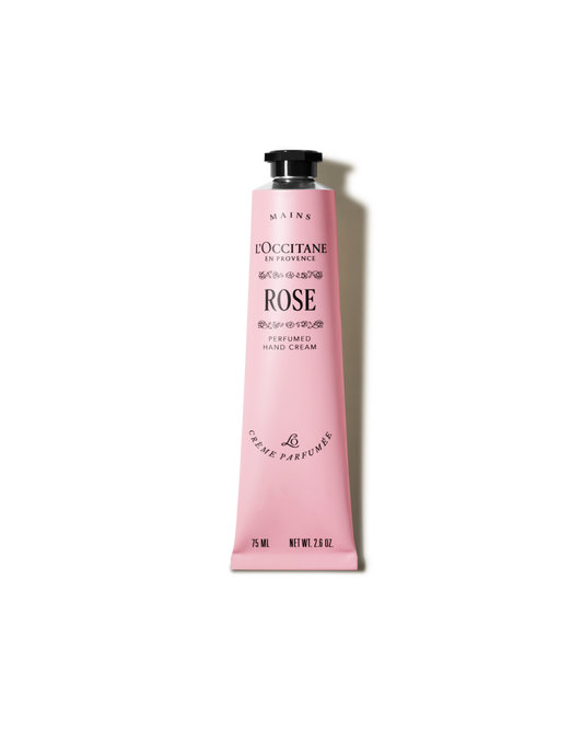 Rose perfumed hand cream