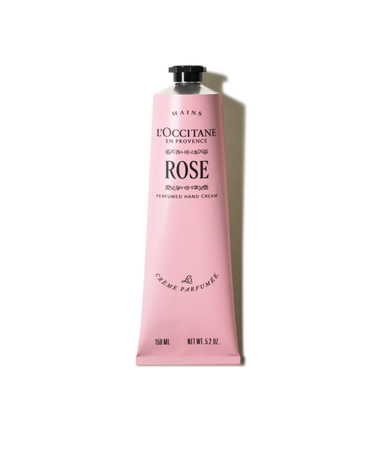 Rose perfumed hand cream