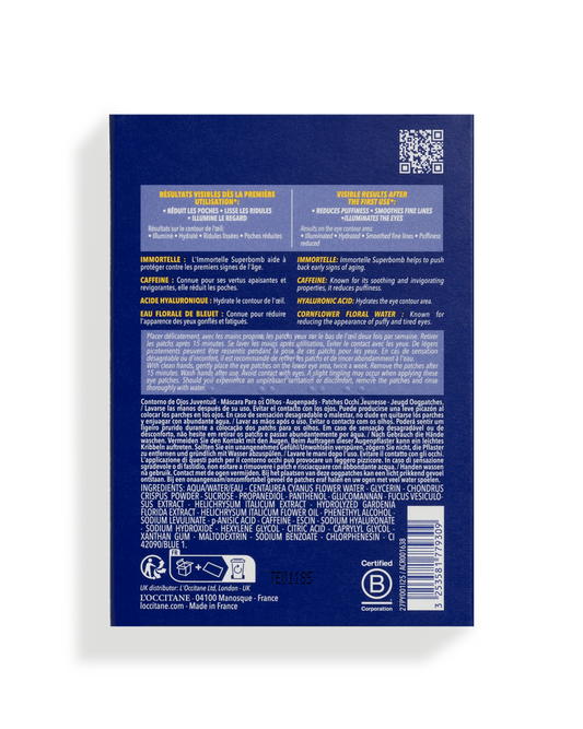 IMMORTELLE PRECIEUSE EYE PATCHES