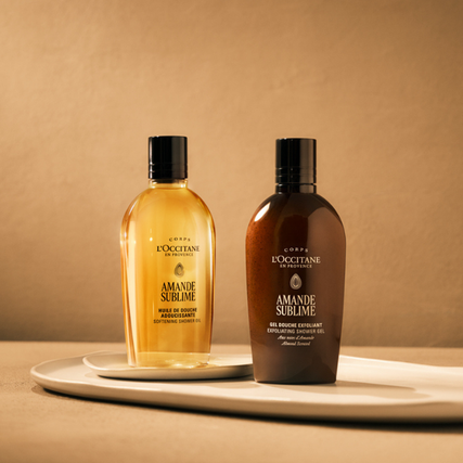 ALMOND EXFOLIATING SHOWER GEL_before