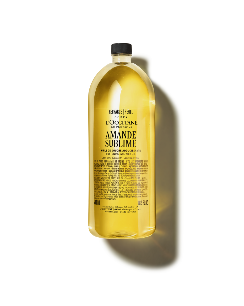 Almond Softening Shower Oil Refill - Illustration 1