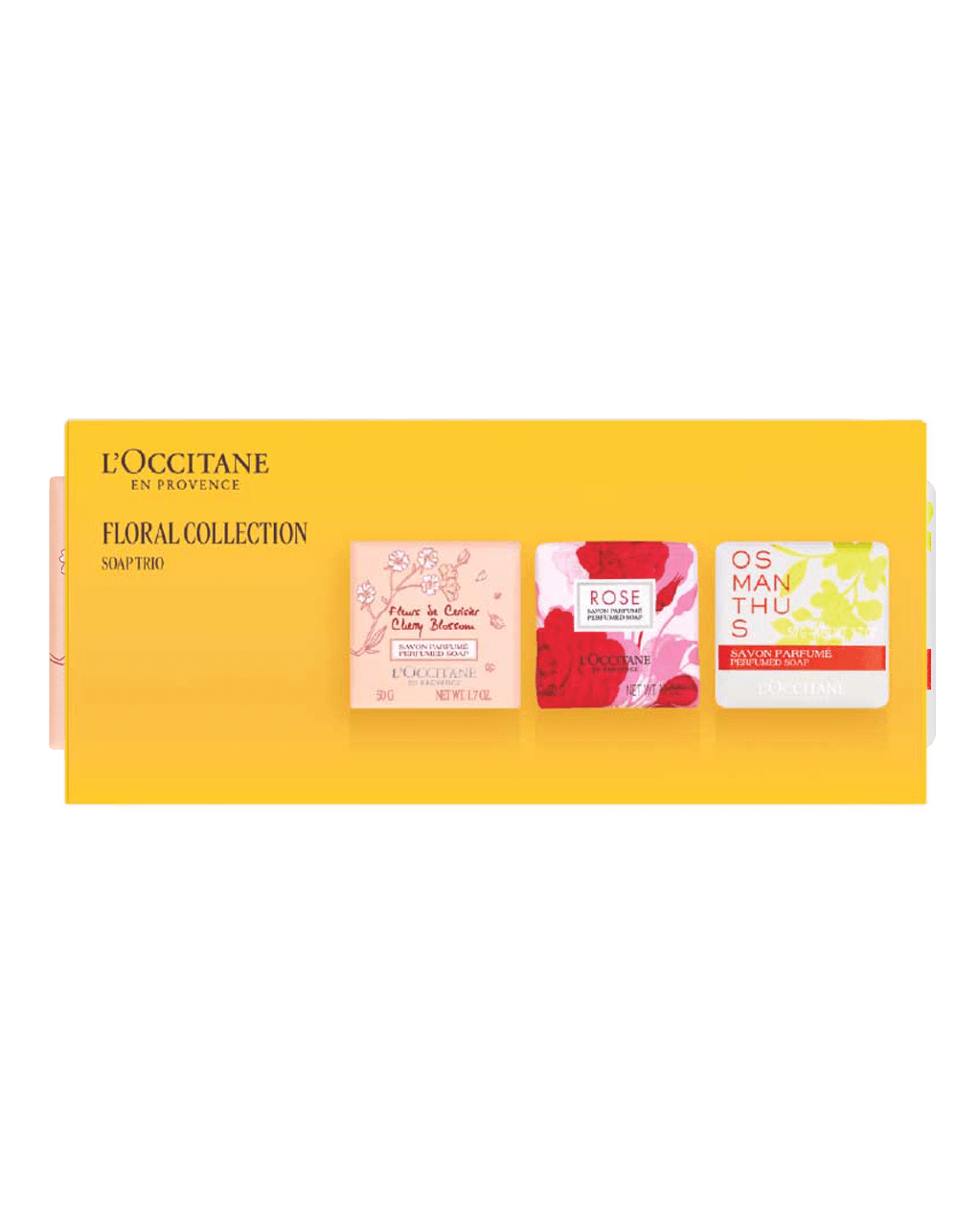 TRÍO DE JABONES FLORALES