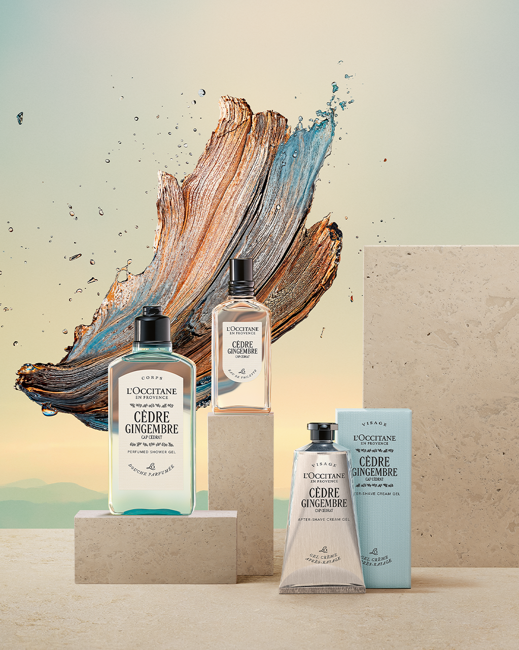 CÈDRE GINGEMBRE PERFUMED SHOWER GEL (CAP CEDRAT) - Illustration 3