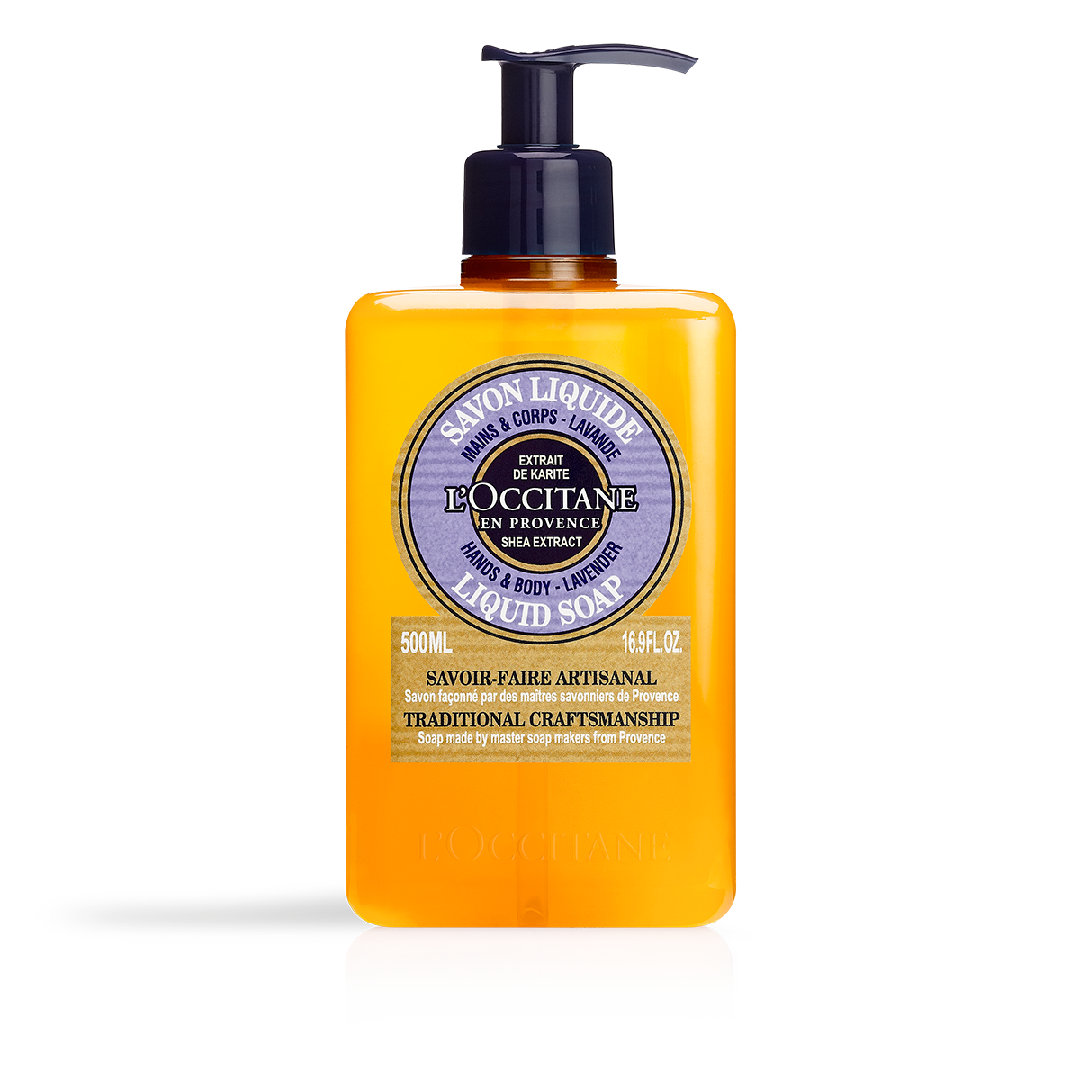 JABÓN LÍQUIDO PARA MANOS Y CUERPO DE KARITÉ LAVANDA