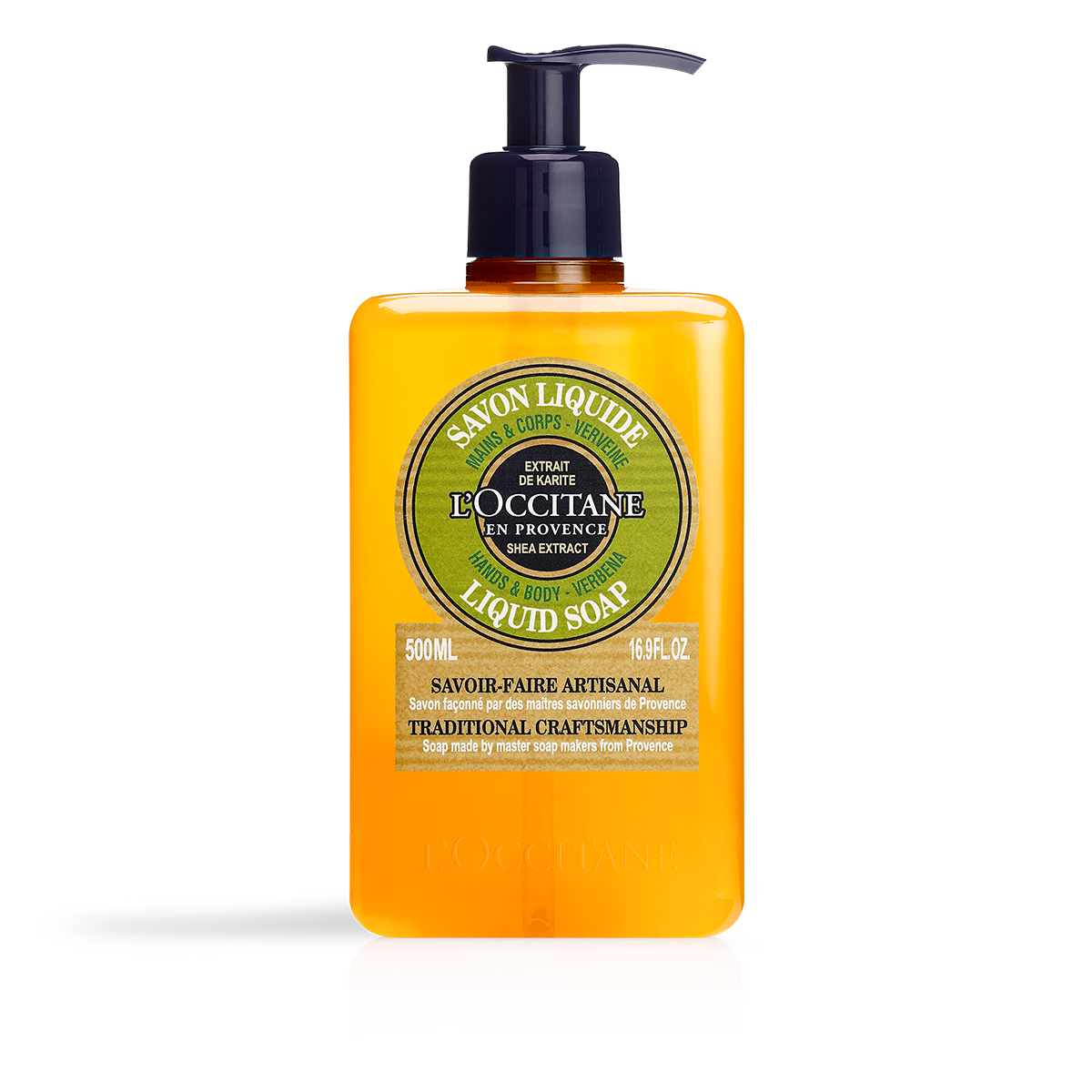JABÓN LIQUIDO PARA MANOS Y CUERPO DE KARITÉ VERBENA