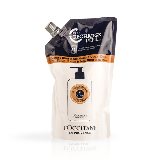 ECO-REFILL ESPUMA MANOS Y CUERPO ULTRA RICA KARITÉ